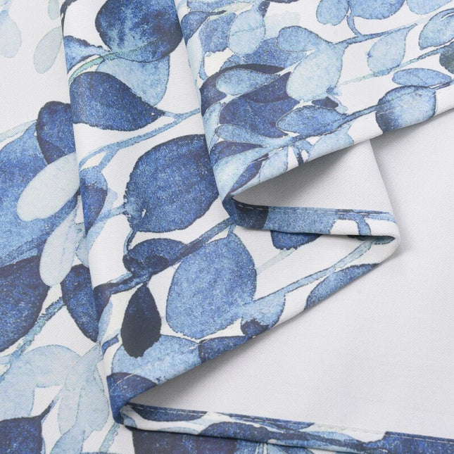 Utendørsgardin med akvarell bladmotiv