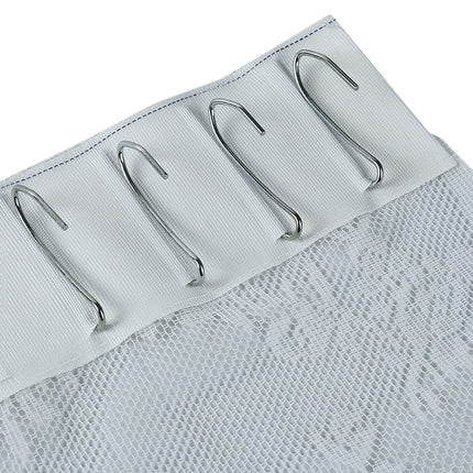 Hvit blondegardin til stue og soverom