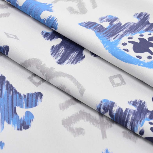 Mønstret gardin med bohemsk design