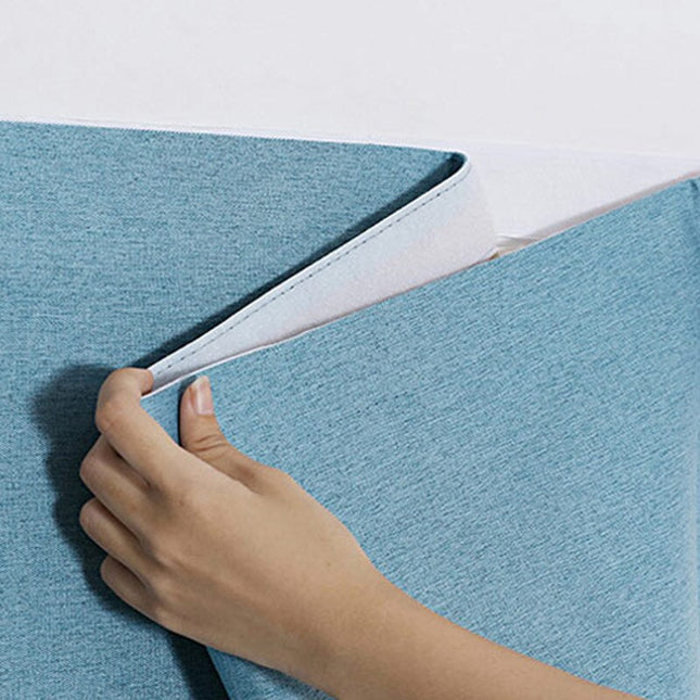 Enkel gardin med praktisk borrelåsfeste