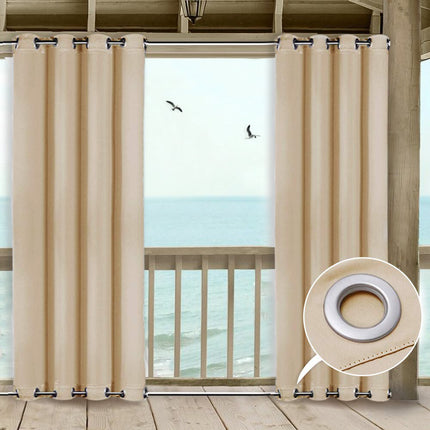 Vanntett utendørsgardin til balkong og pergola