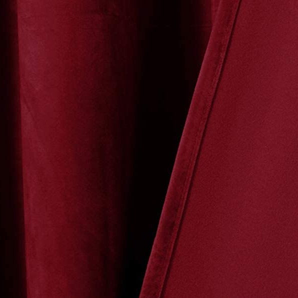 Sennepsgul lystett gardin i velur