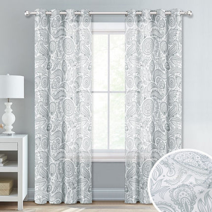 Gardin med klassisk paisleymønster