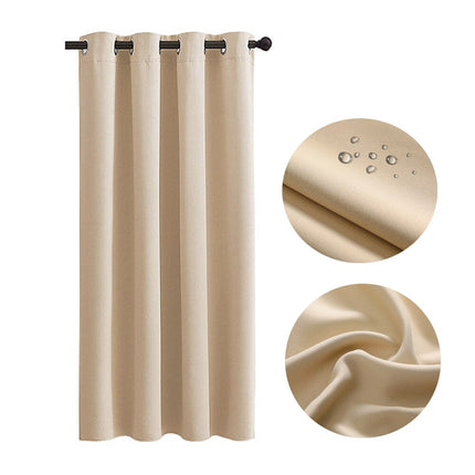 Vanntett utendørs gardin med maljer