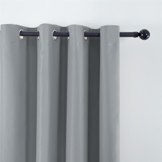 Grå mørkleggingsgardin Salto for stue