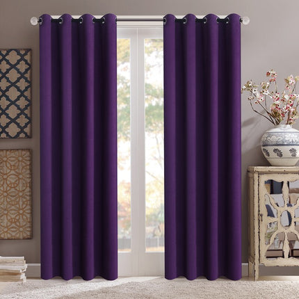 Dyp lilla gardin med maljer