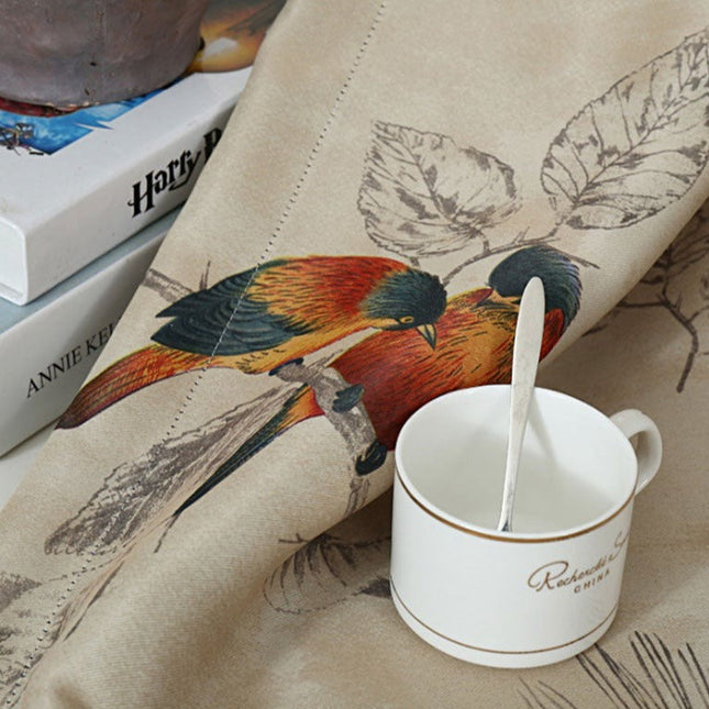 Gardin Meleiro med fugler og blader