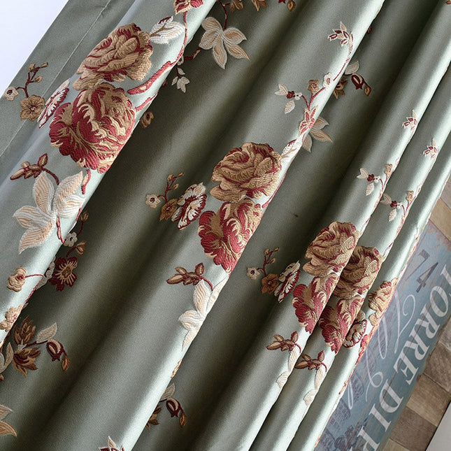 Mørkleggingsgardin Ocreza med vakkert blomstermønster