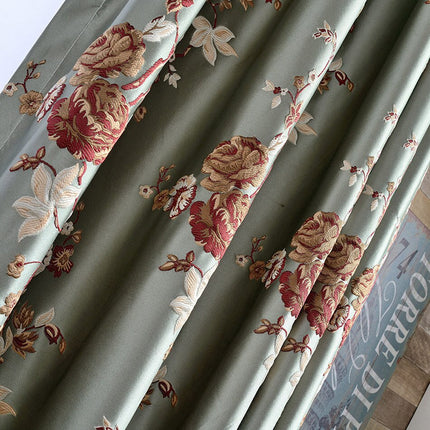 Mørkleggingsgardin Ocreza med vakkert blomstermønster