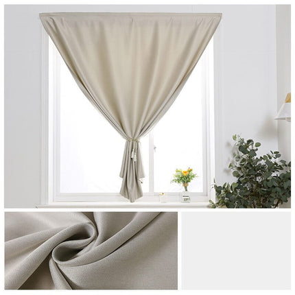 Lys gardin med enkel borrelås