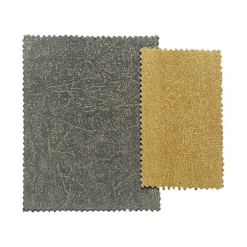 Antrasittgrå mørkleggingsgardin Cork med chenille-stoff