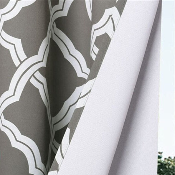 Utendørs gardin med marokkansk mønster