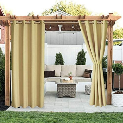 Beige utendørs gardin for pergola
