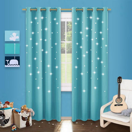 Mørkleggingsgardin med stjerner til barnerom