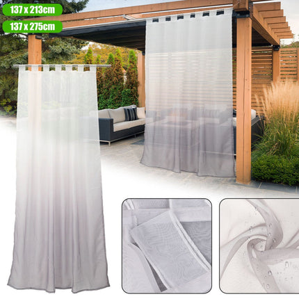 Lett utegardin med gradert farge