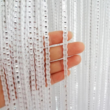 Gardin med moderne vertikale striper