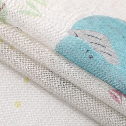 Tynn gardin til barnerom med ugler