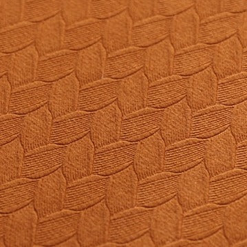 Tykk gardin med vevd mønster