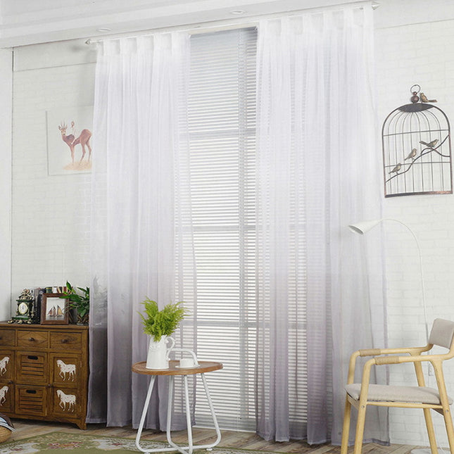 Lett utegardin med gradert farge