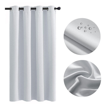 Lys grå vanntett utendørsgardin