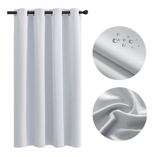 Lys grå vanntett utendørsgardin