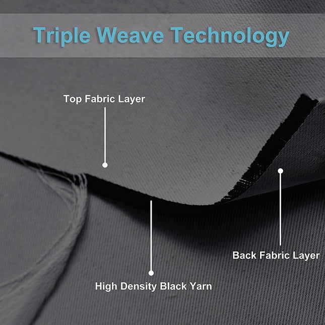 Lystett gardinsett med matchende kappe