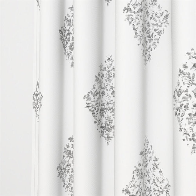 Gardin med elegant damaskmønster