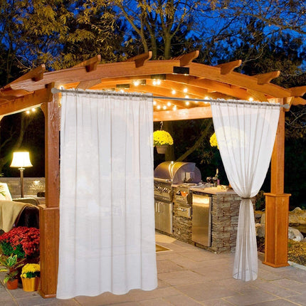 Vanntett tynn utegardin for pergola