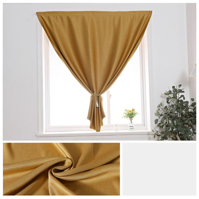 Dekorativ gardin med praktisk borrelås