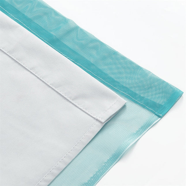 Lystett gardin med gradert farge