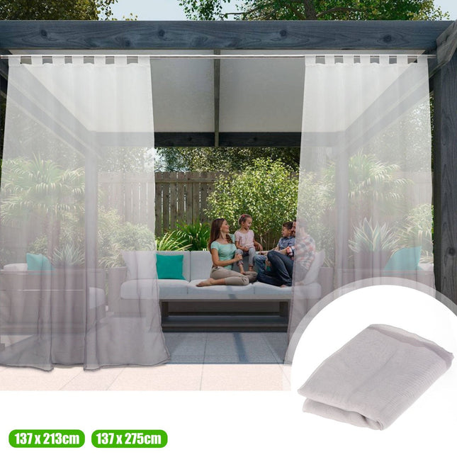 Lett utegardin med gradert farge