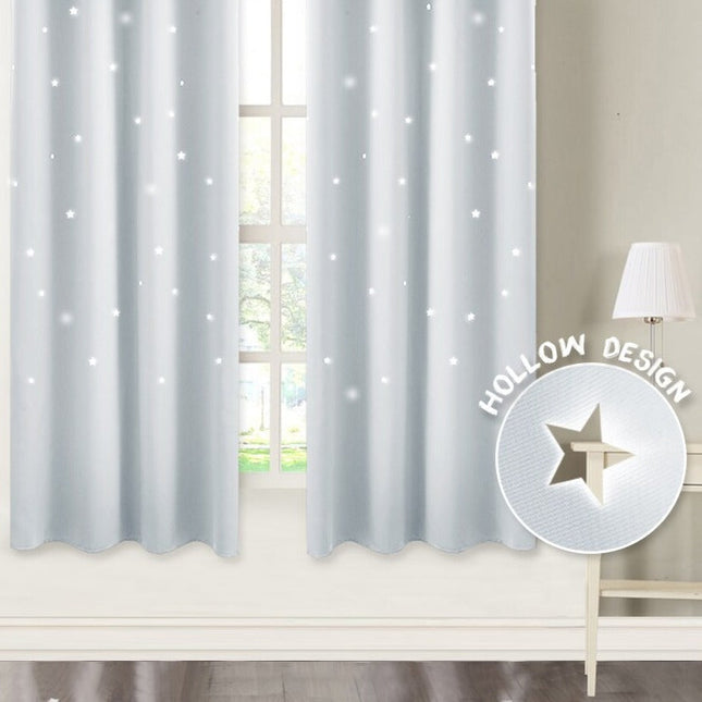 Mørkleggingsgardin med stjerner til barnerom