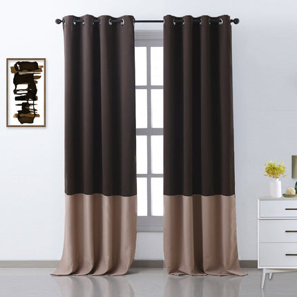 Tofarget mørkleggingsgardin i moderne design