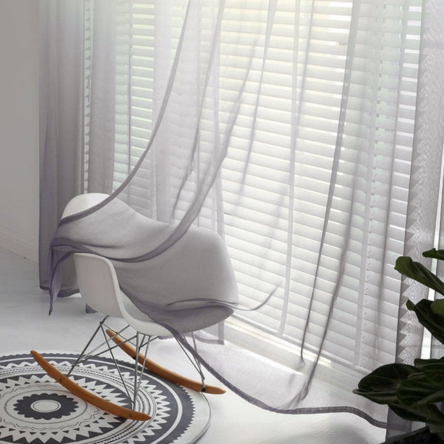 Lett utegardin med gradert farge