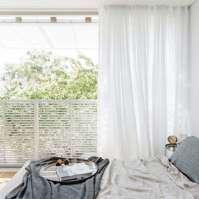 Elegant og lett voilegardin til stue