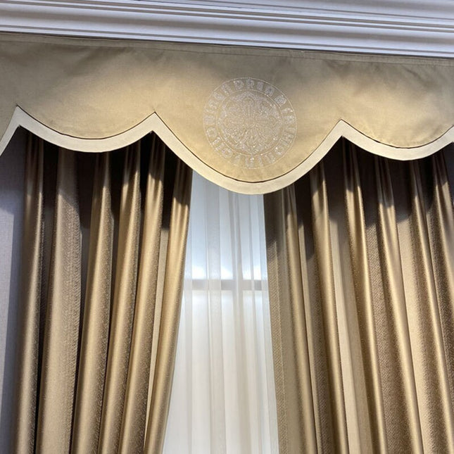 Mørkleggingsgardin Lafayette med en glitrende finish