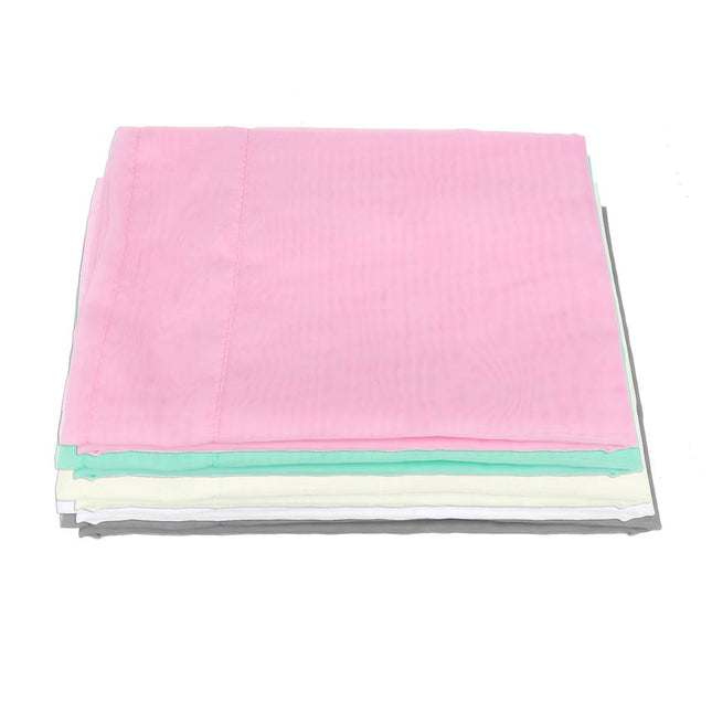 Ensfarget og lett voilegardin