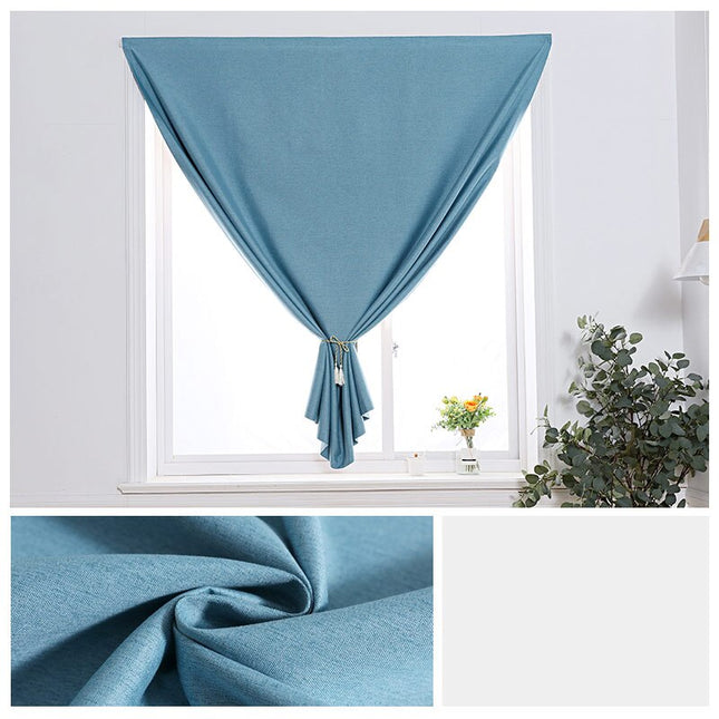 Enkel gardin med praktisk borrelåsfeste