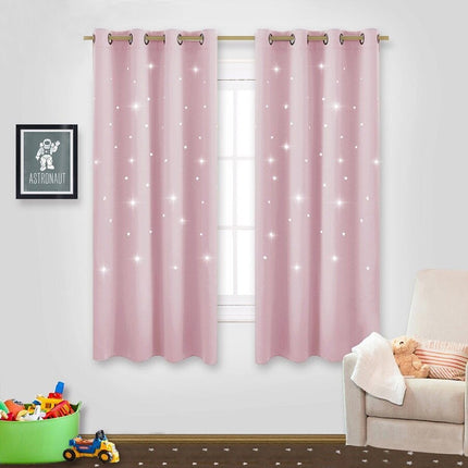 Mørkleggingsgardin med stjerner til barnerom