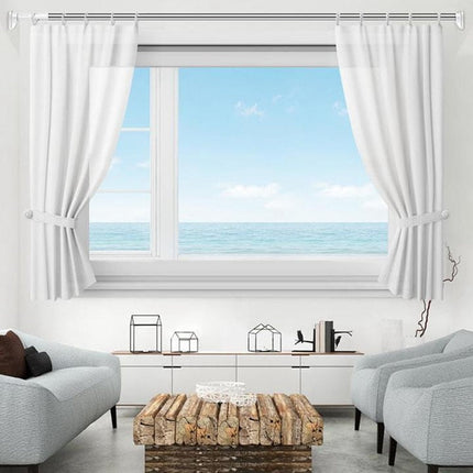 Justerbar teleskopisk gardinstang uten boring