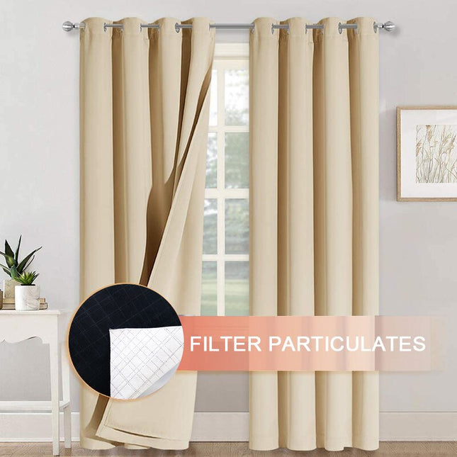 Luftrensende lystett gardin for inneklima