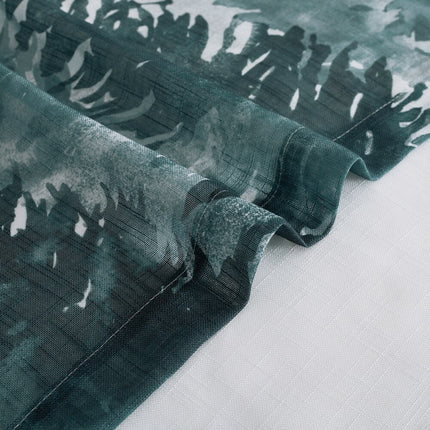 Utendørs gardin med trykt skogsmotiv