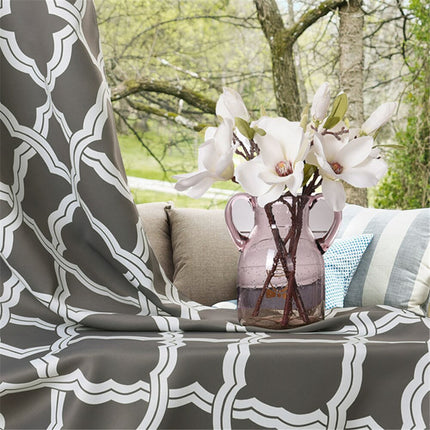 Utendørs gardin med marokkansk mønster