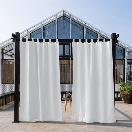 Utegardin med hemper for pergola