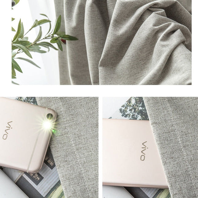 Lystett gardin til stue og soverom