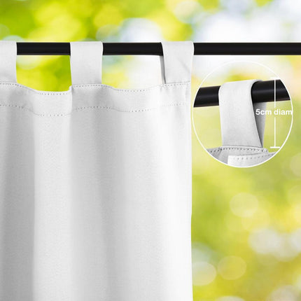 Utegardin med skjulte hemper