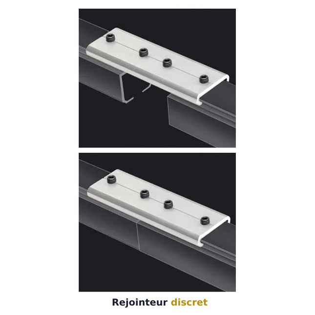 Fleksibel gardinskinne for buede vinduer