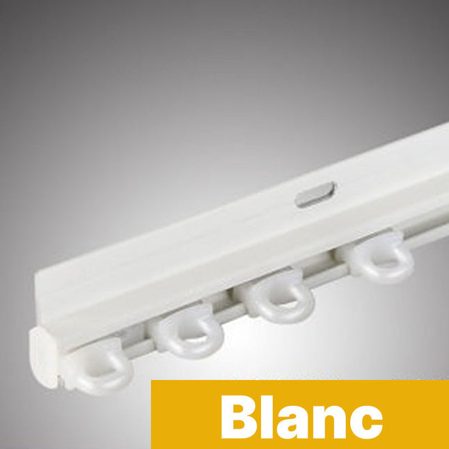 Takmontert gardinskinne for tunge gardiner