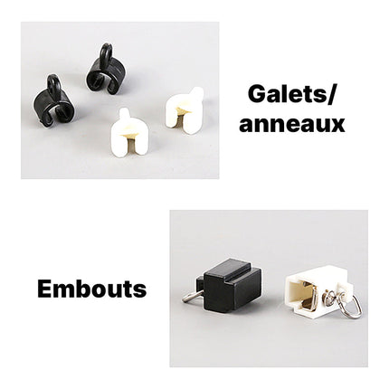 Bøyelig gardinskinne for dusjforheng