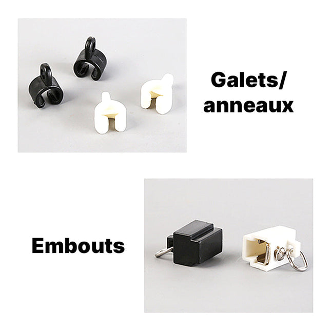 Bøyelig gardinskinne for dusjforheng